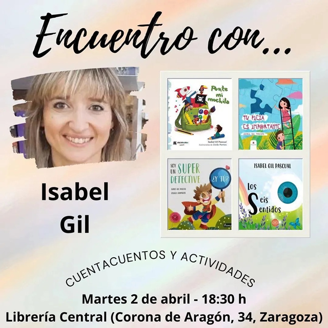 Encuentro con Isabel Gil en Librería Central de Zaragoza